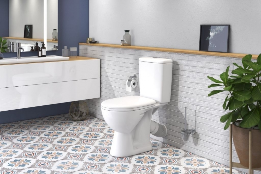 Унитаз-компакт "Стиль" белый  Киров, кос. выпуск, ниж. подвод, сид. микролифт, арм. 3/6