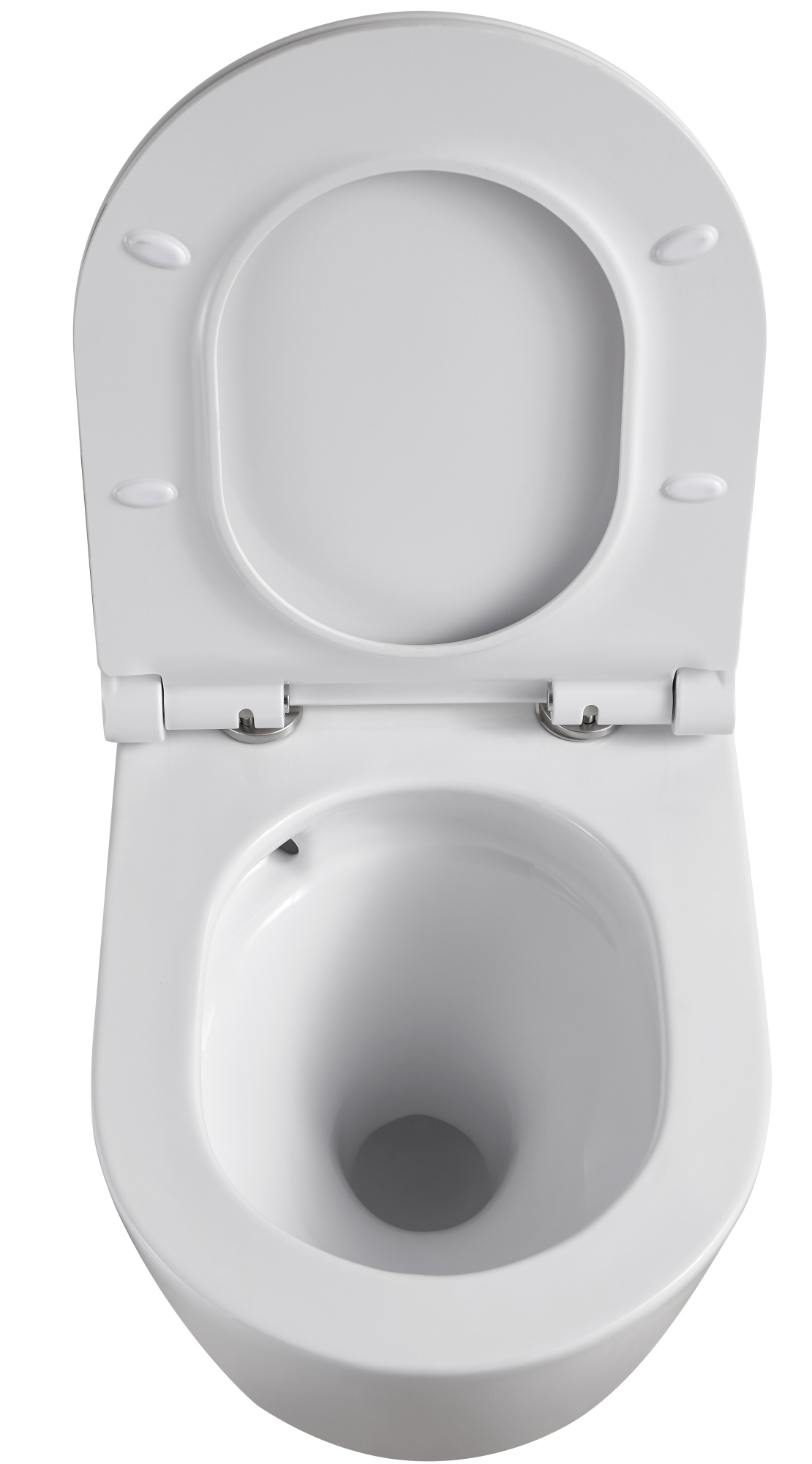 Унитаз подвесной K709T с круговым смывом безободковый, сиденье тонкое ДП, крепления