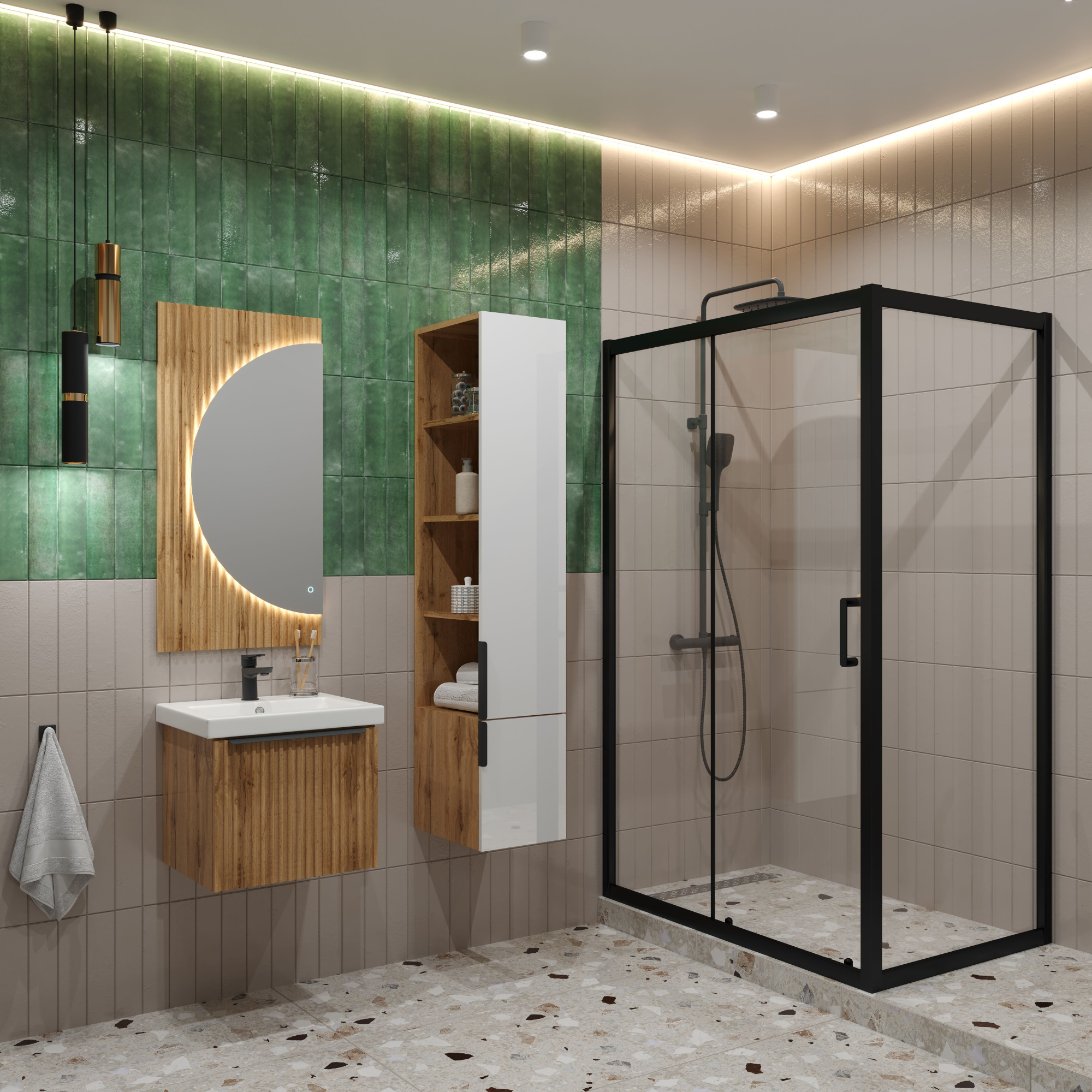 50 Зеркало "Tai 50" дуб вотан