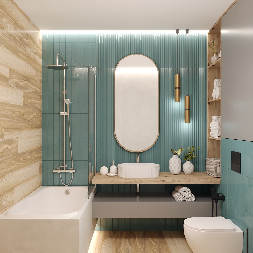 Умывальник накладной A721 текстура овал без перелива (490*310*130 мм)