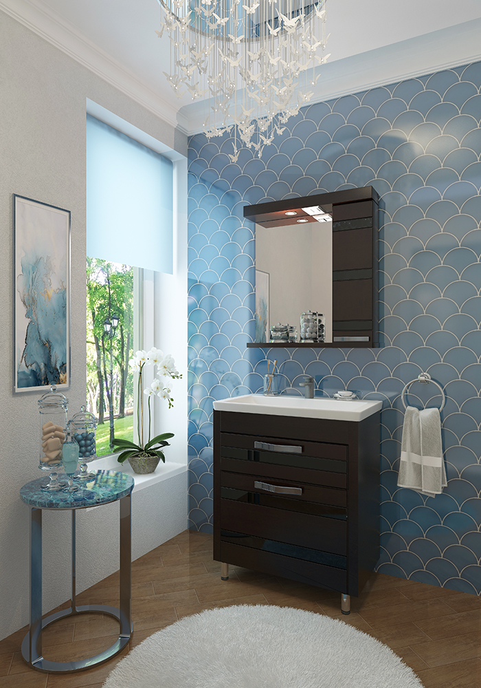 70 Тумба "Fantasy 70" 2ящ. венге ( ум. "Фостер 700"/COMO 70)