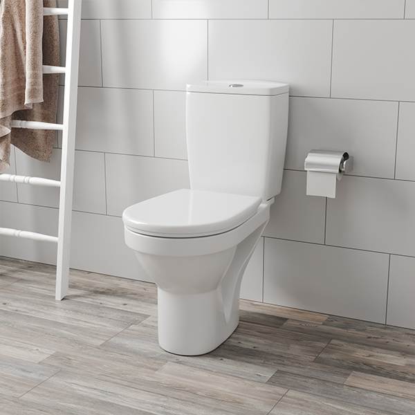 Унитаз-компакт "Вента home de luxе" c 2 уровневой арматурой, сиденьем и болтами крепления