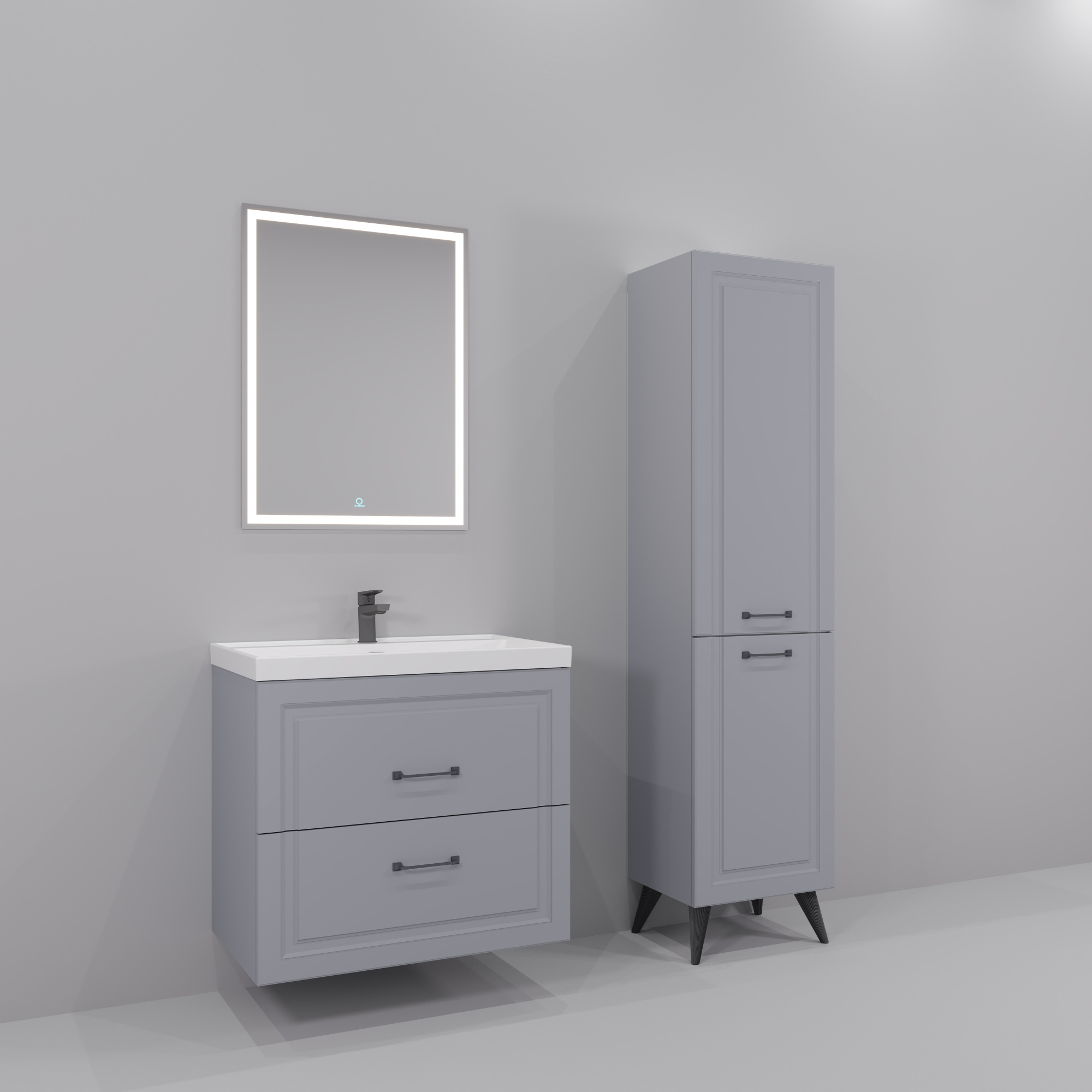 60 Тумба Орлеан 60 (ум. Эстель 60), (универсальная, цвет серый)