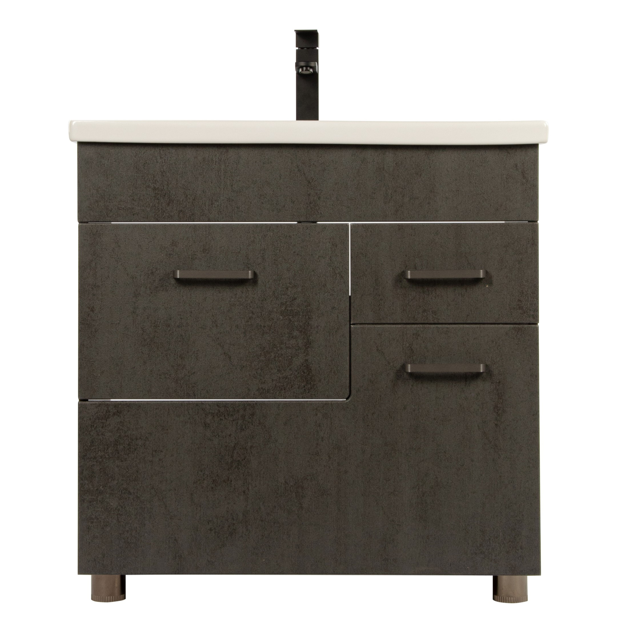 80 Тумба "Catherine 80"  (ум. Фостер 800П/800/COMO 80) серый камень