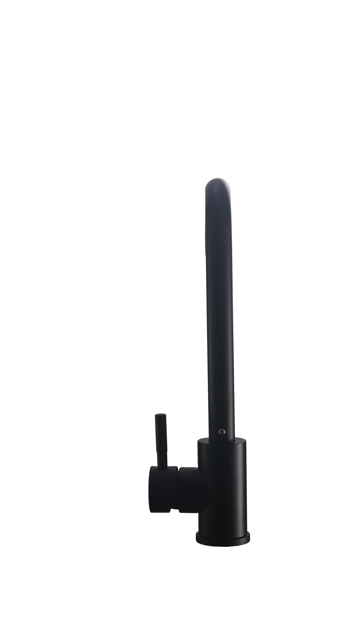 FK02B Смеситель для кухни нержавейка, черный EvaGold