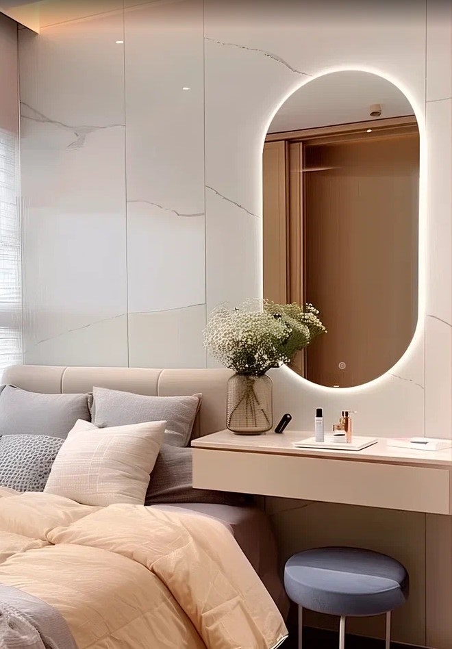 Зеркало Richard Neo 90х45 light овальное с LED подсветкой (2 варианта навеса)