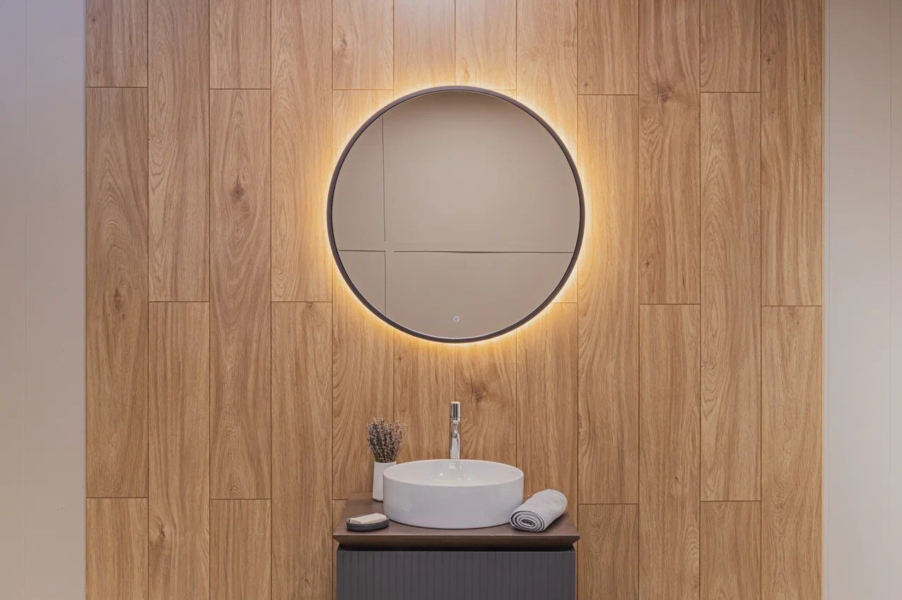 Зеркало Roland D800-TX (метал. рама, цвет графит, беск. сенсор)