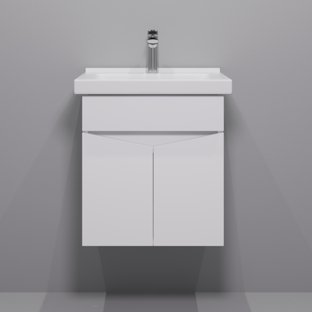 50 Подвесная тумба Брикстон 50 (ум. Фостер 500, Como 50, Fest 50) в разборе