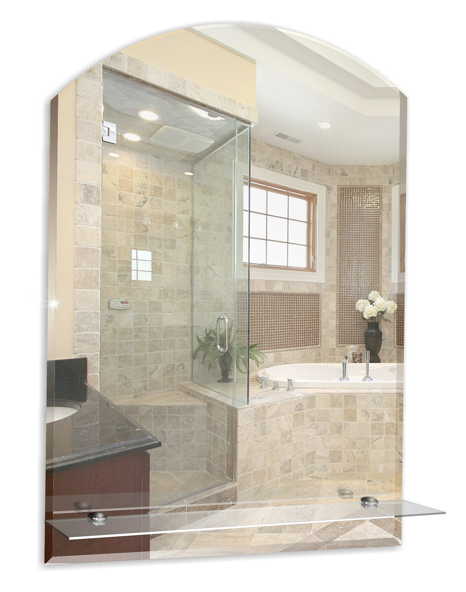 Зеркало "Шанс" 500*580 (с полкой) к. Комфорт