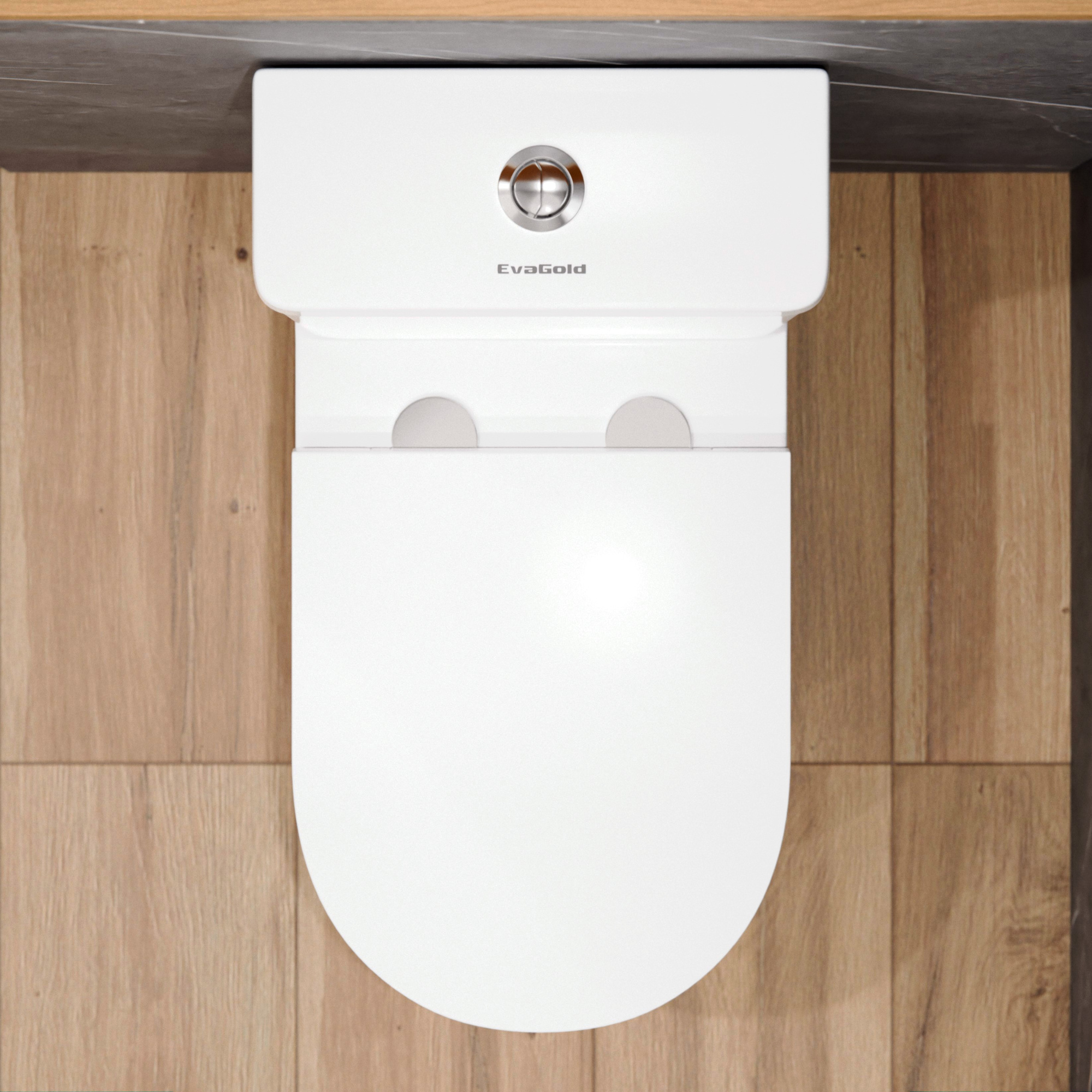 A8060 Унитаз-компакт, безободковый, сиденье тонкое ДП, удлин. патрубок, крепления, арматура, гориз. выпуск