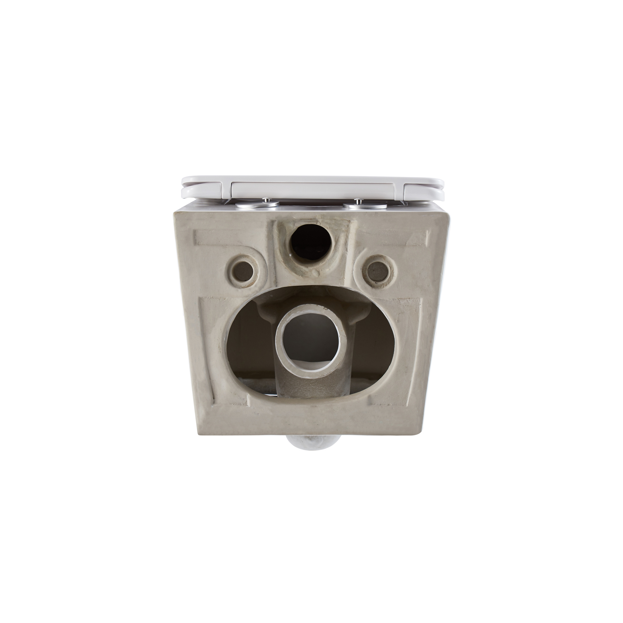 Унитаз подвесной K634 безободковый, сиденье тонкое ДП, крепления