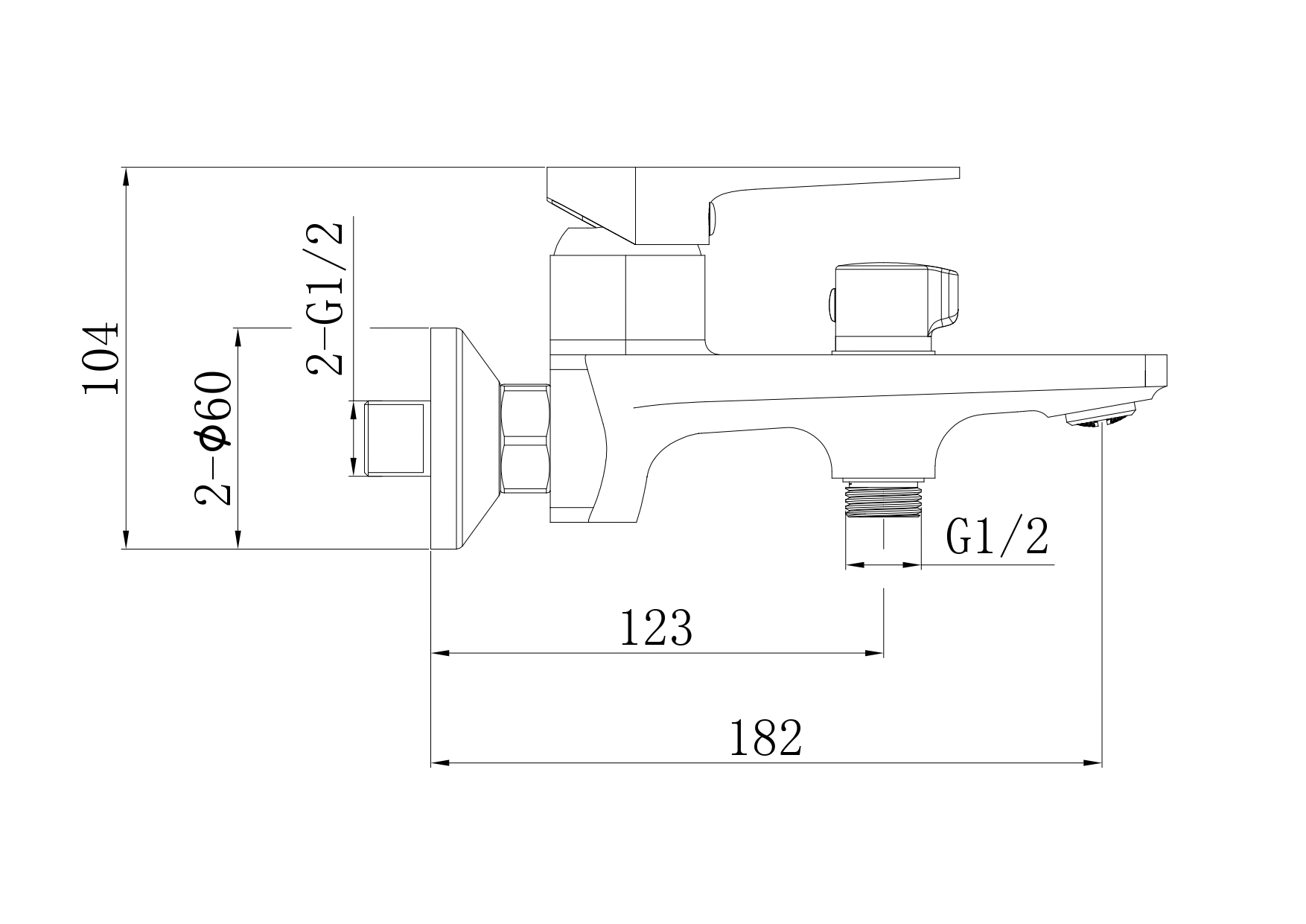 Vesta FB11GR-PVD Смеситель для ванны латунь, оружейная сталь EvaGold
