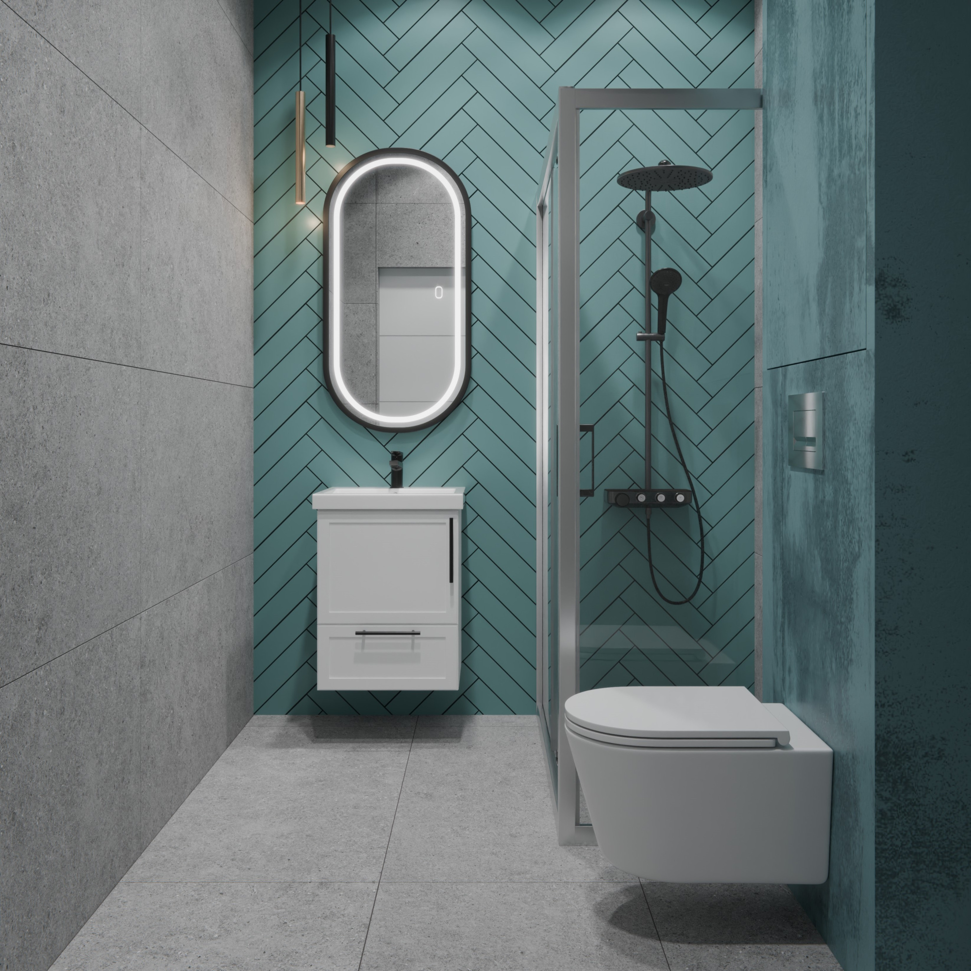 Унитаз подвесной K707T с круговым смывом безободковый, сиденье тонкое ДП, крепления