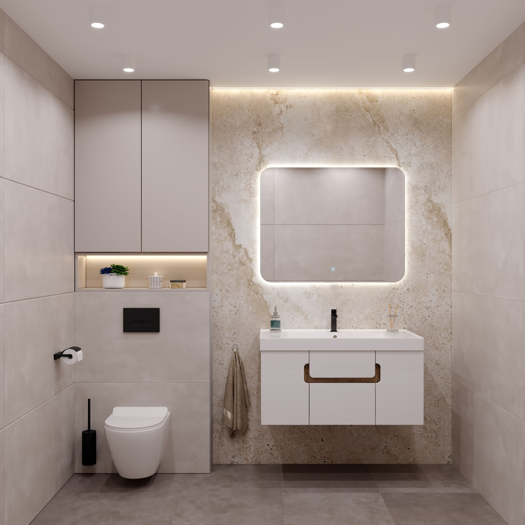 100 Подвесная тумба "Demi 100" (ум. Грэмми 1000, Line 100, Adel 100)