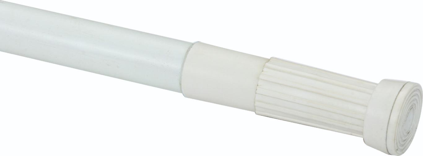 Телескопический карниз д/ванной 70-120 см, белый