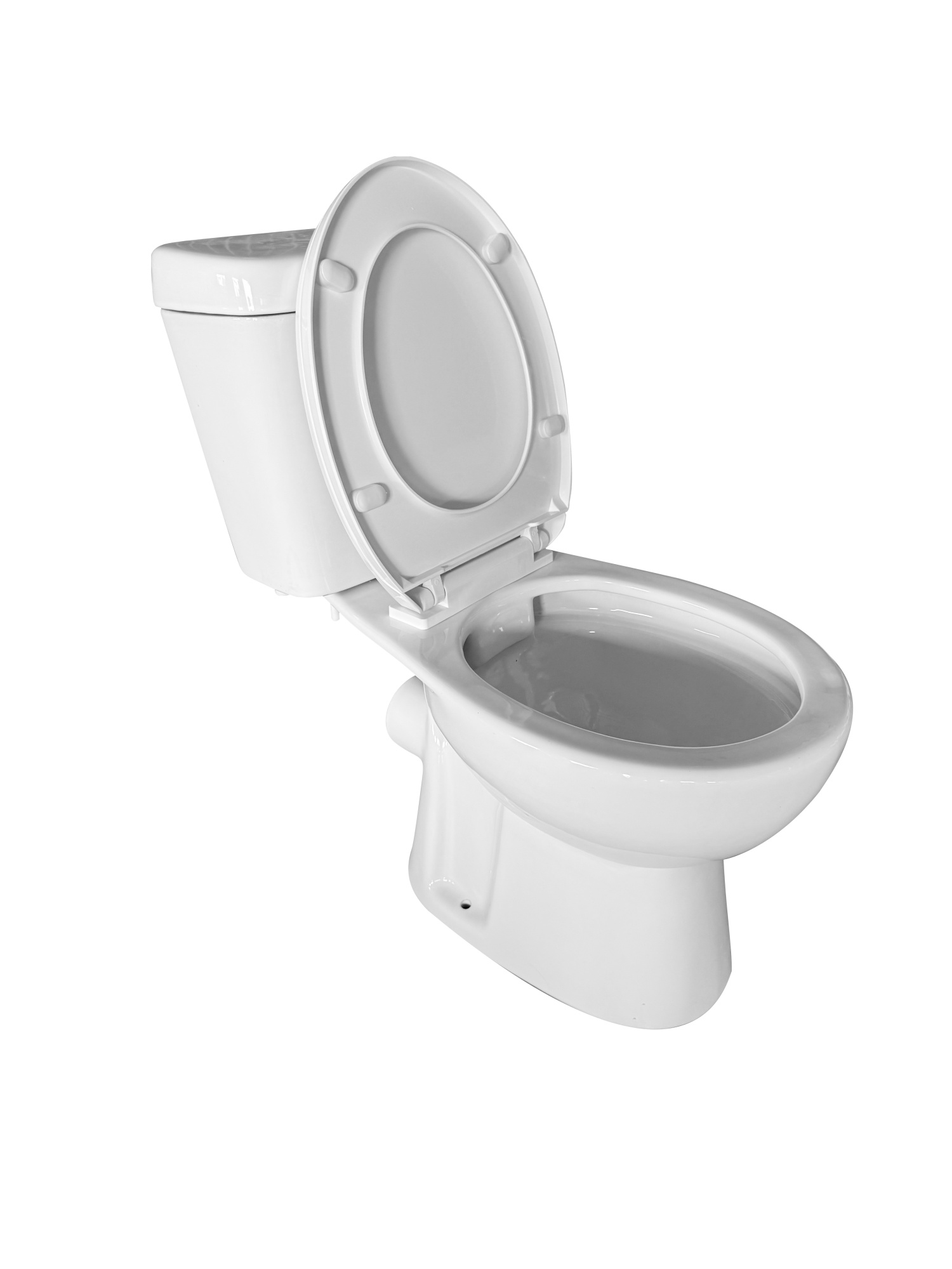 A2102 Унитаз-компакт, безободковый, сиденье ПП, крепления, арматура, гориз. выпуск 1к.