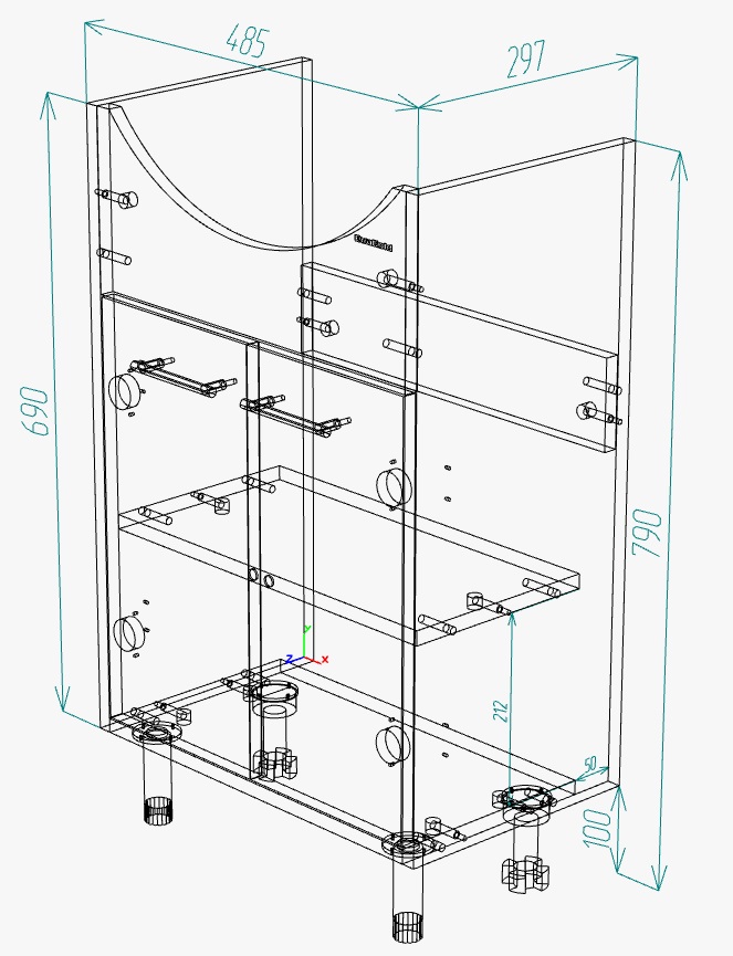 50 Тумба «Natura 50» (ум. Уют 50)(в разборе)
