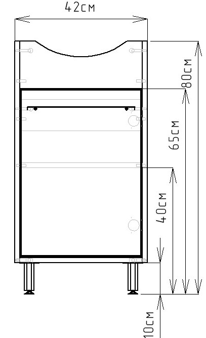 45 Тумба "Шимо 45" (ум.Уют 45)