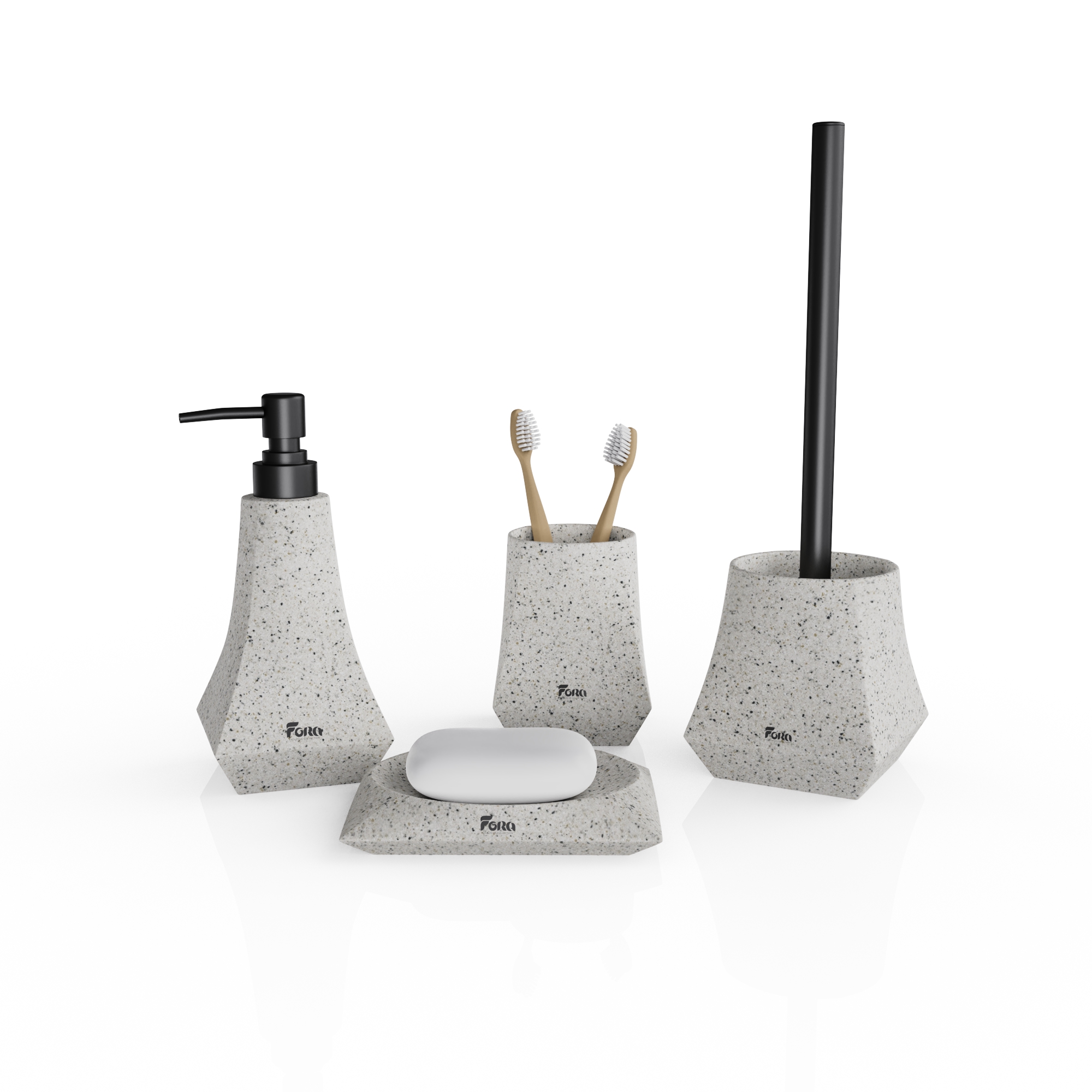 Мыльница настольная, VOLCANO, полирезин