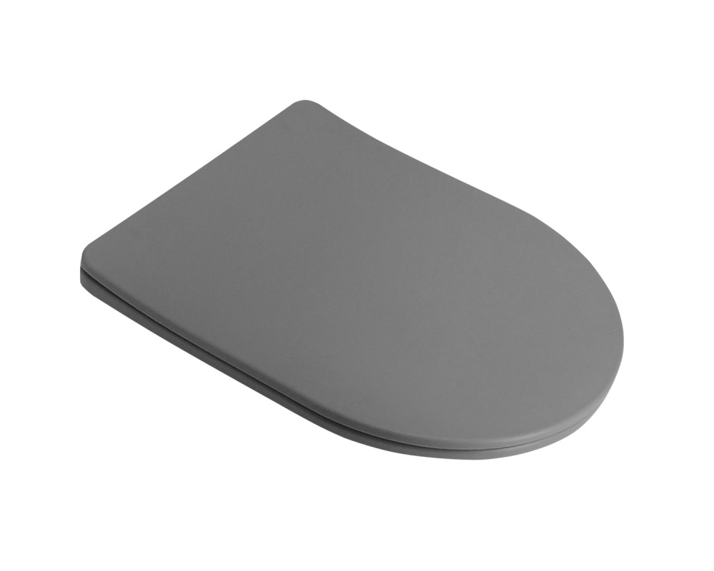 Сиденье ДП с доводчиком для унитаза K505GM, EG505Gray