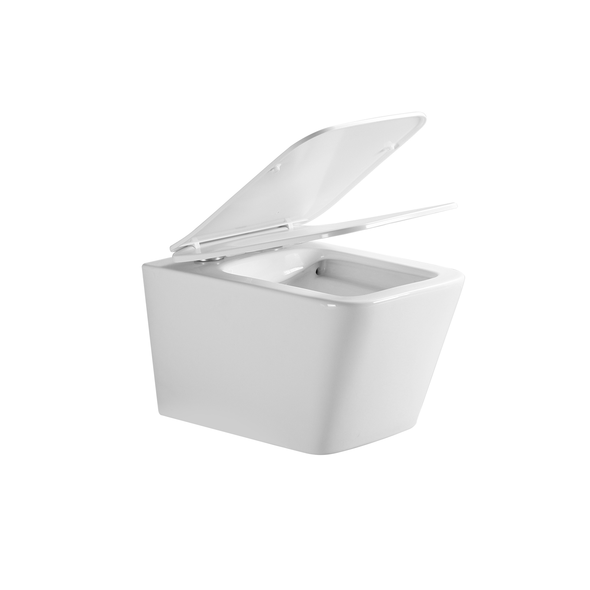 Унитаз подвесной EG130 безободковый, сиденье тонкое ДП, крепления