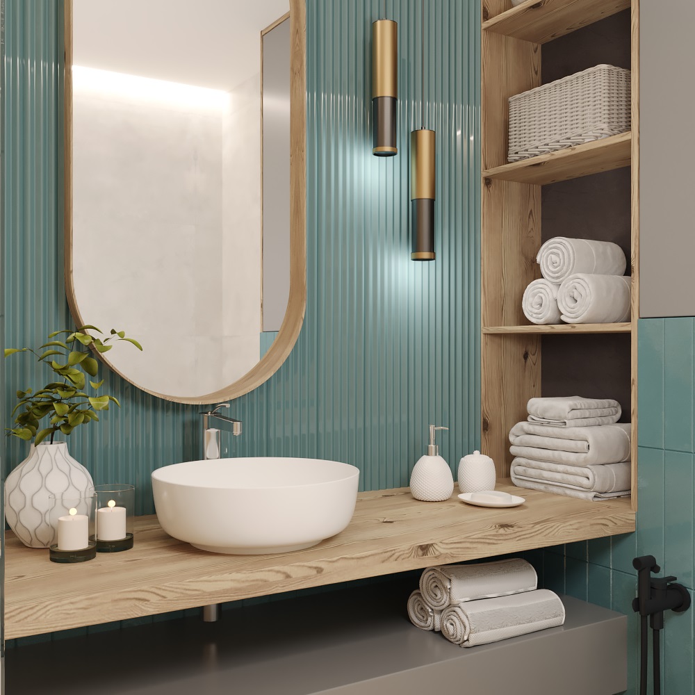 Умывальник накладной A428 круг без перелива (415*415*135 мм)