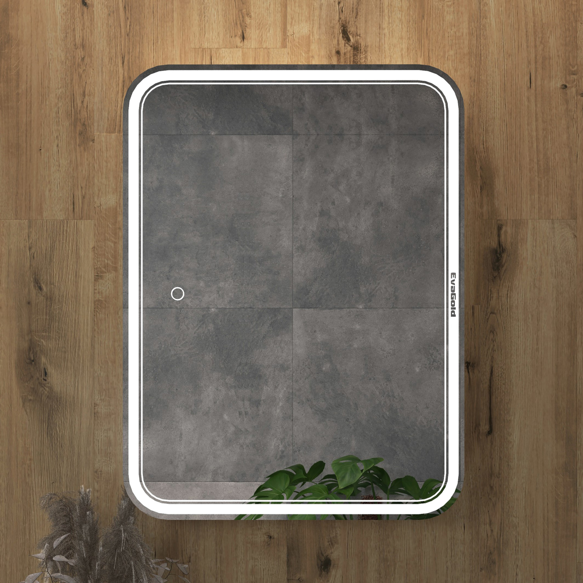 60 Зеркало-шкаф "Morgan 60" универсальное (LED-подсветка, сенсорный выключатель, диммер)