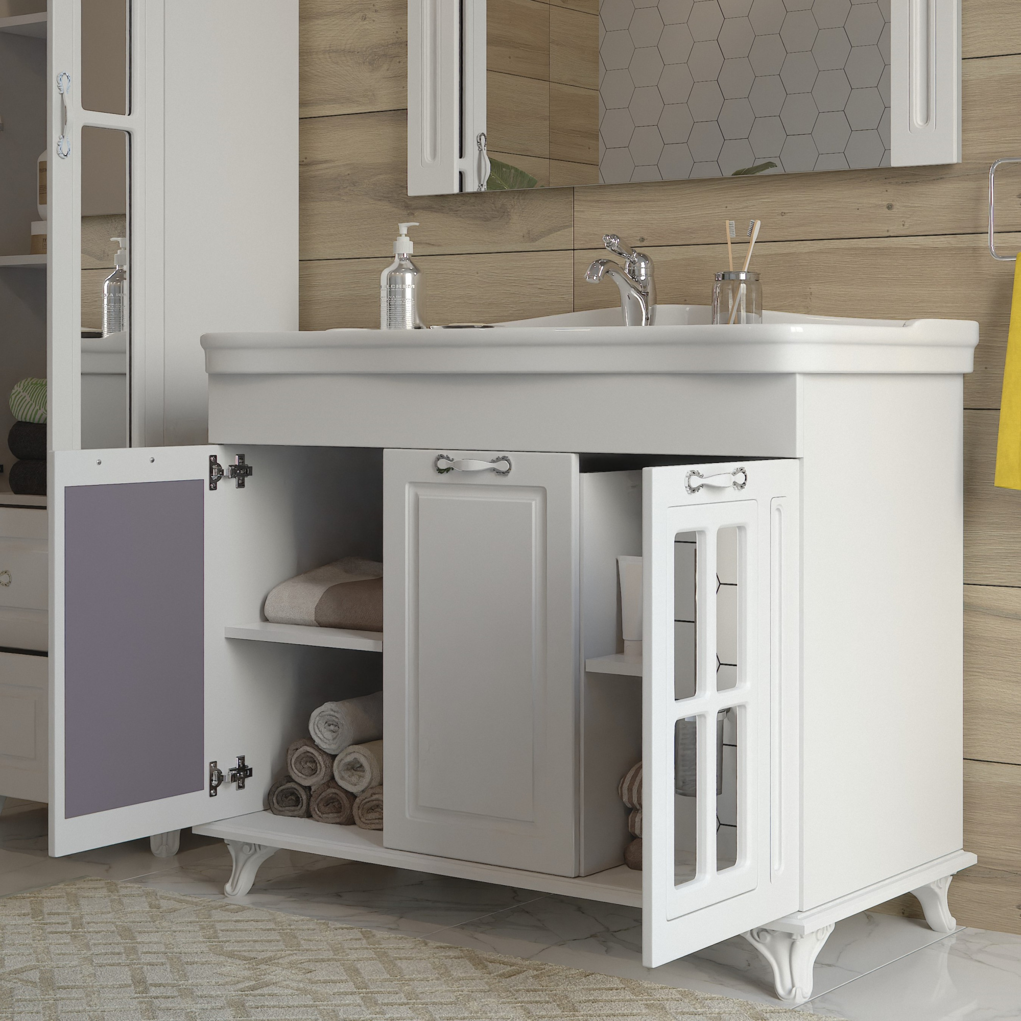 100 Тумба "Giovanni 100 "T" (ум. Модерн 105) с сифоном