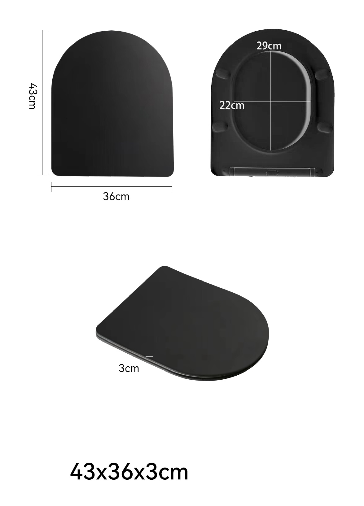 Сиденье ДП с доводчиком для унитаза K703BM