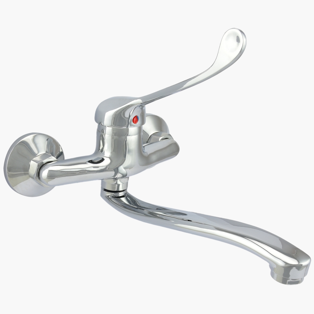 0402.976 Смеситель для мойки настенный с хирургической ручкой "Istok life"  