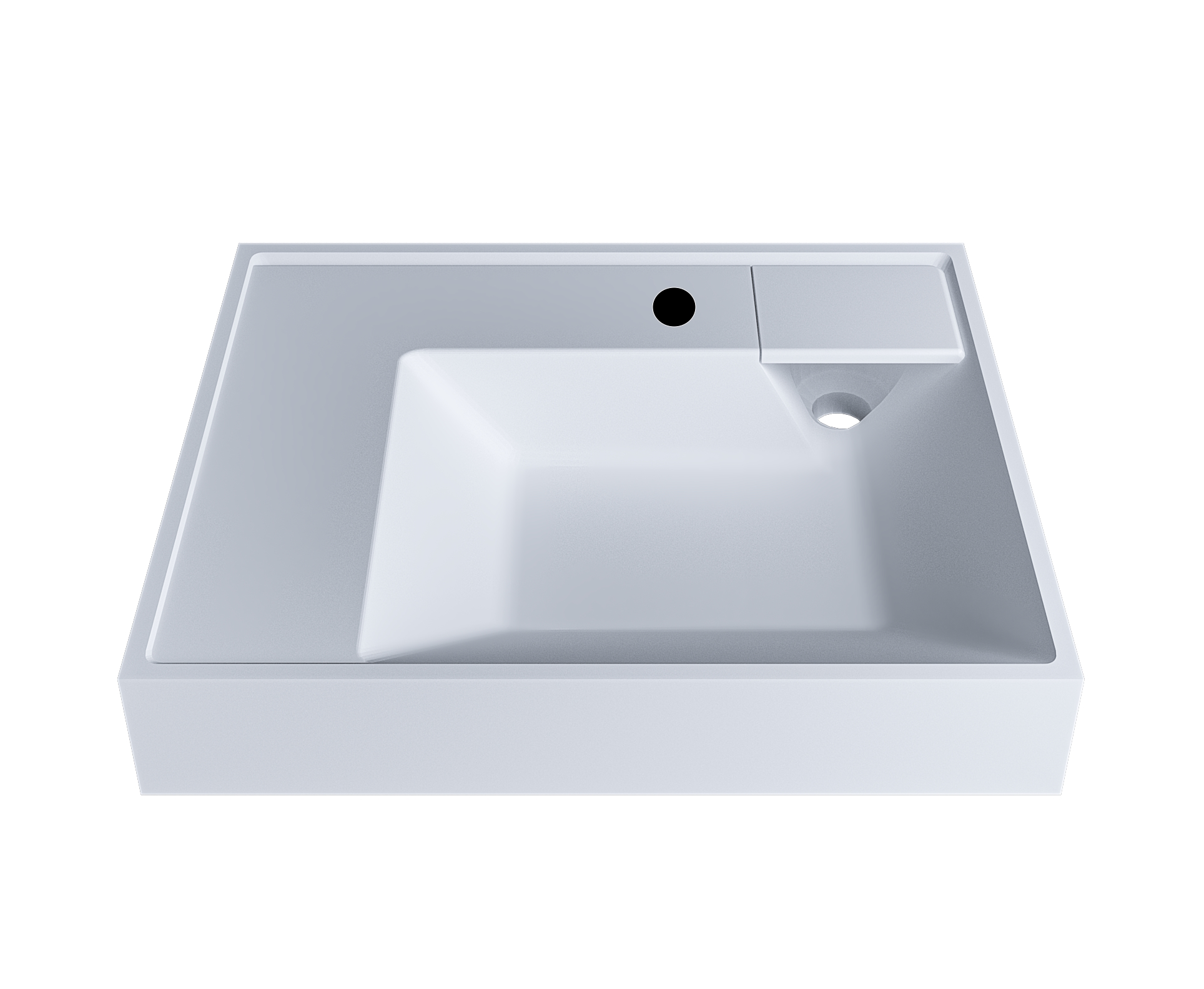 Раковина Vega 50  на стир. машину узкая 600*500*100 (кронштейн, крепление для умывальника)