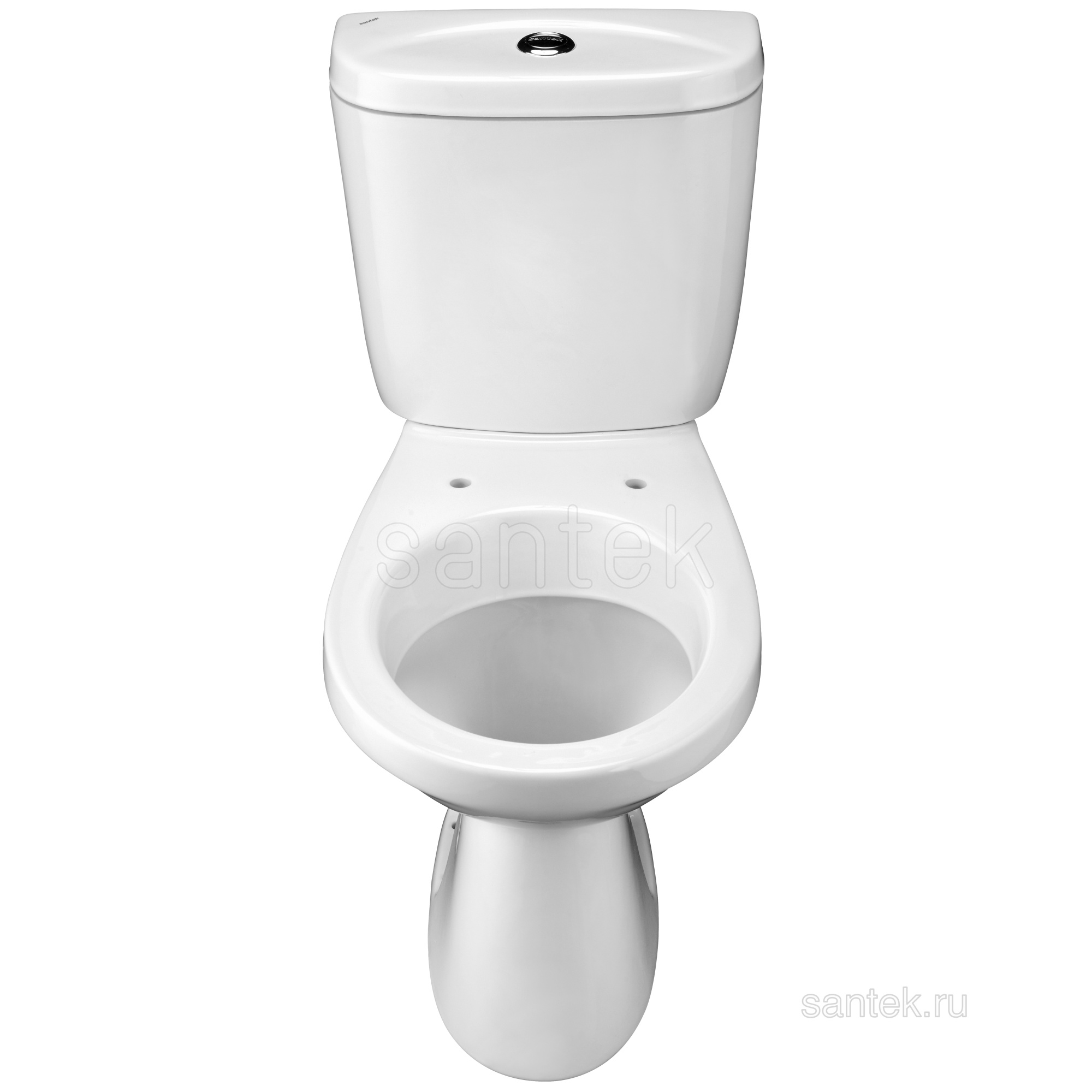 Унитаз-компакт "Анимо" косой (стандарт: 2-реж., дюро, метал крепеж)