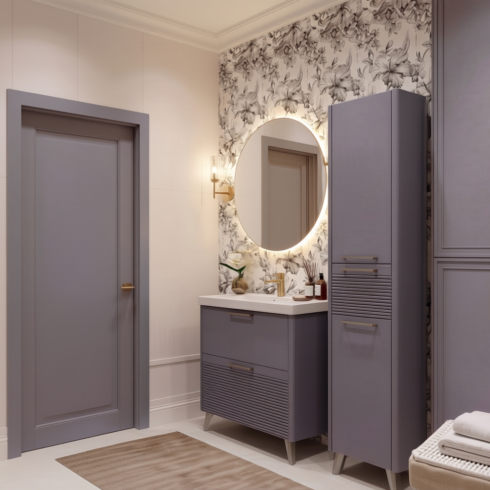 80 Тумба Альтера 80 (ум. Мирра 800, Мирра 800 слим, Pearl 80), цвет антрацит