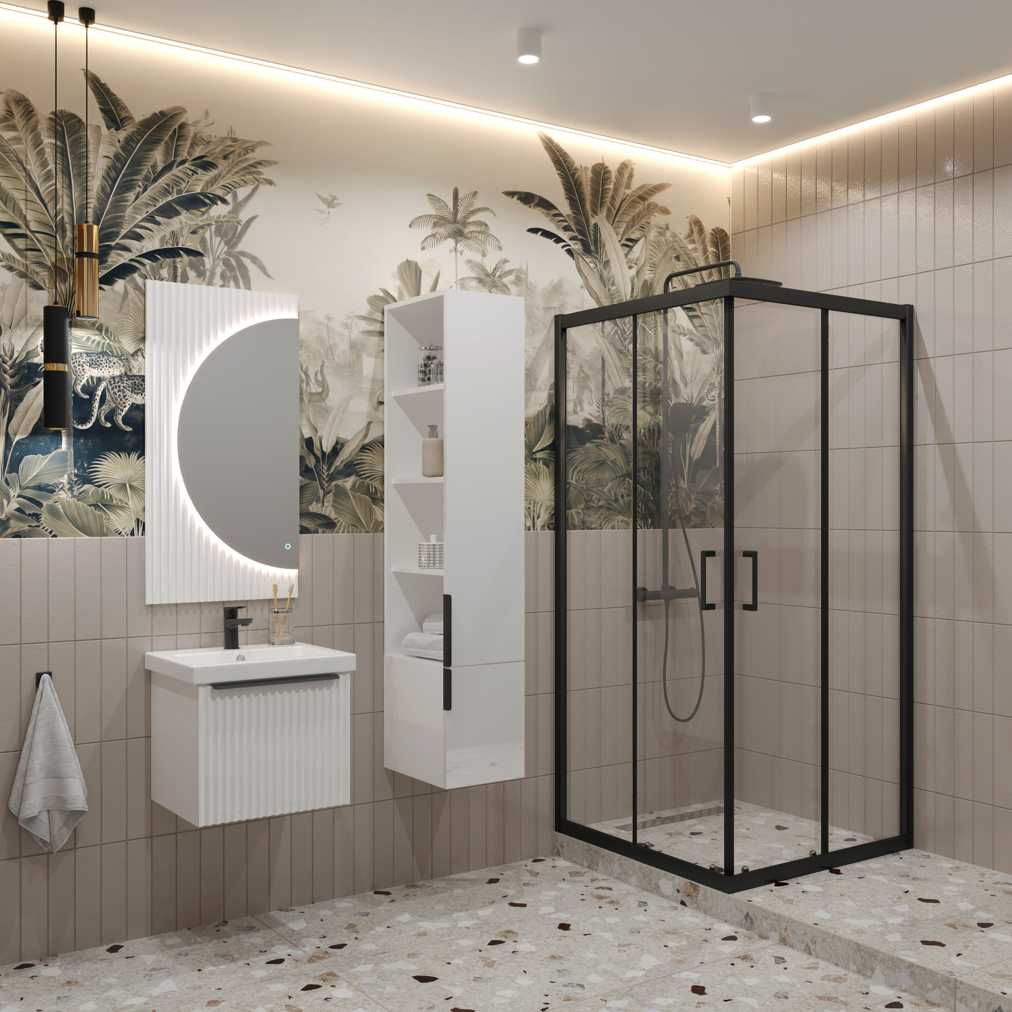 50 Зеркало "Tai 50" Белый