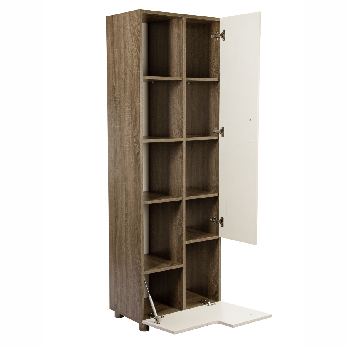 60 Пенал-шкаф "Catherine 60 №2" белый камень