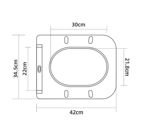 Сиденье ДП с доводчиком для унитаза EG130BM
