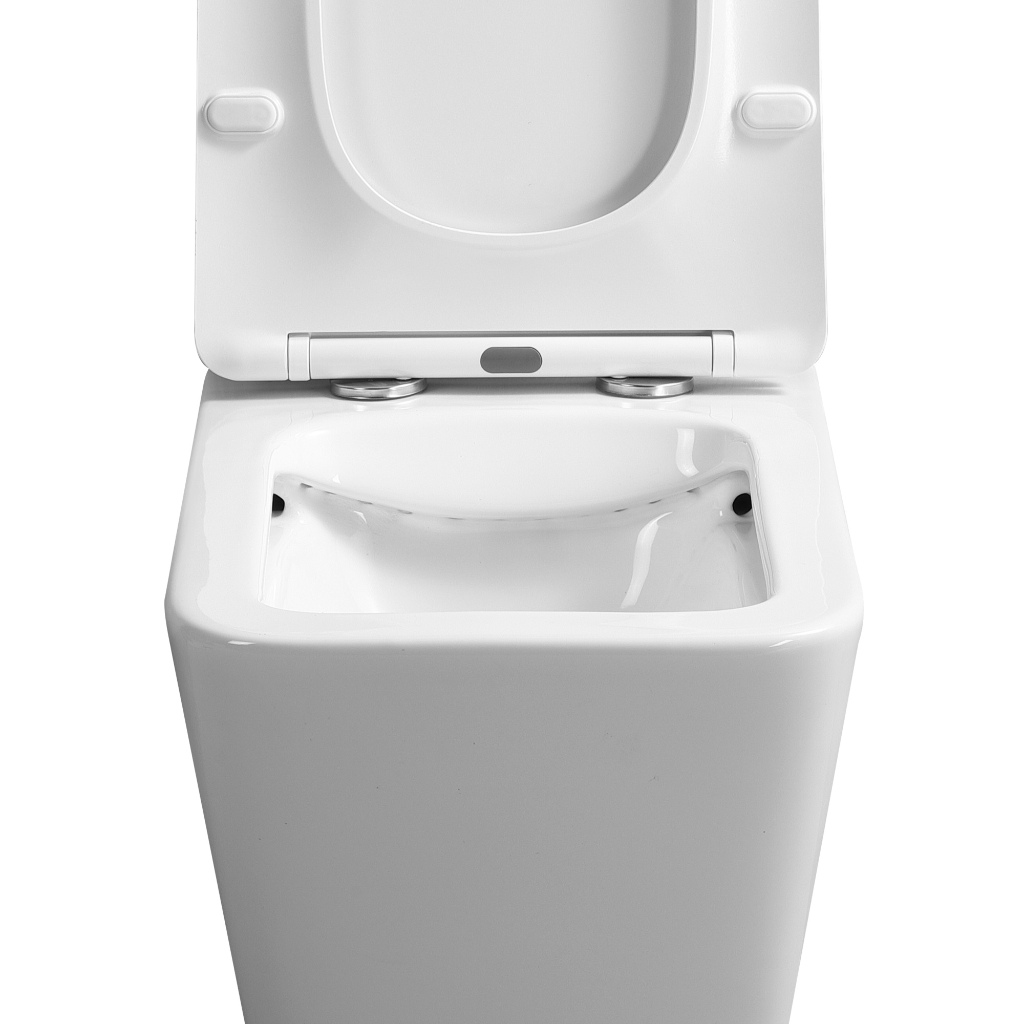 Унитаз подвесной EG130 безободковый, сиденье тонкое ДП, крепления