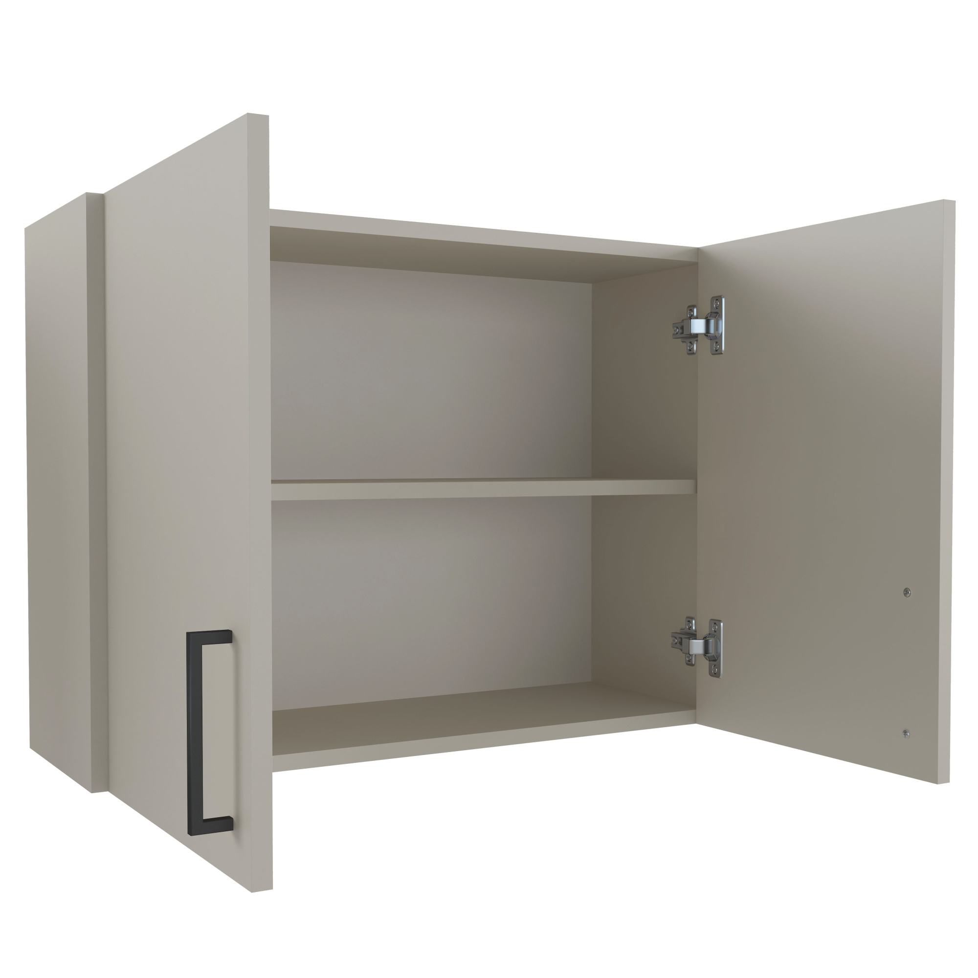 800 Шкаф навесной для посуды с полкой - Кашемир