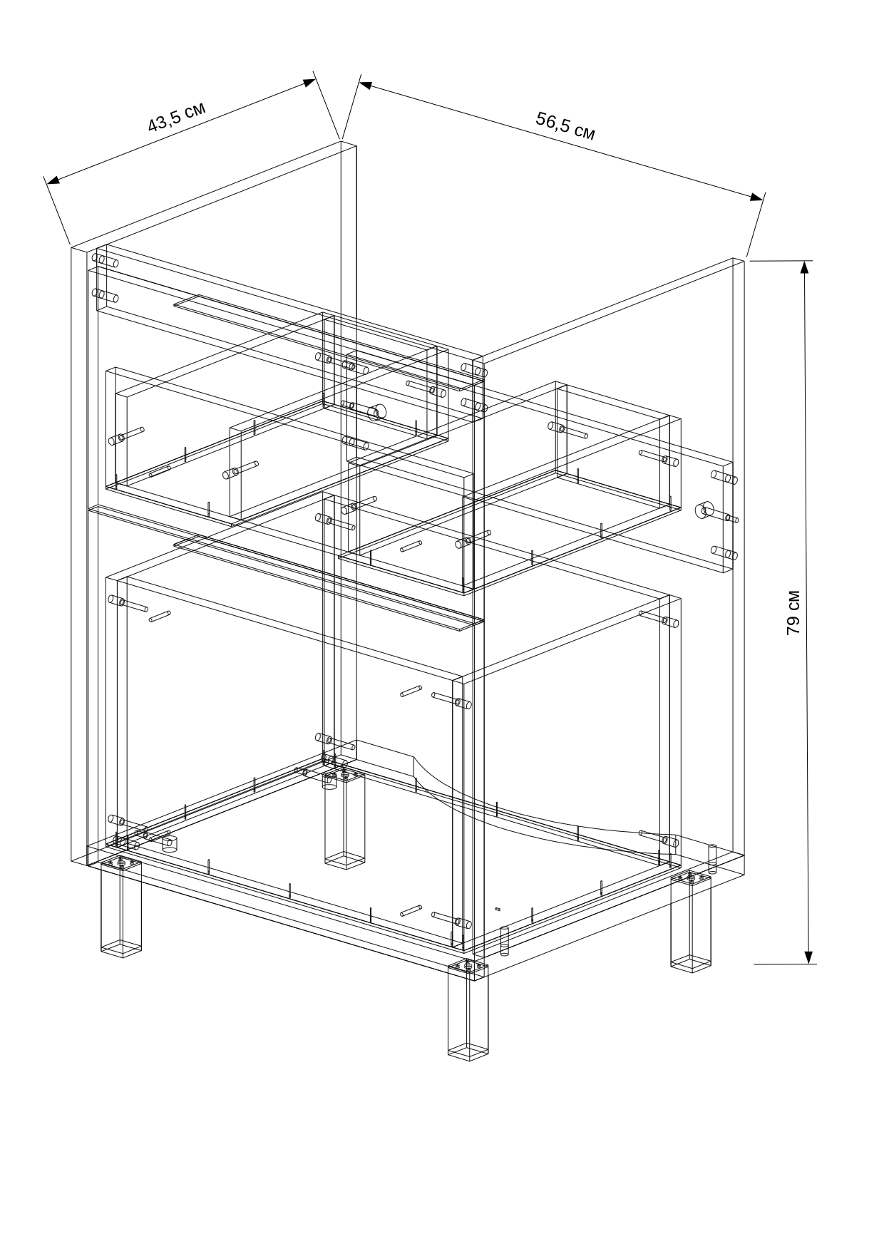 60 Тумба "Chelsea 60" (ум. Como 60)