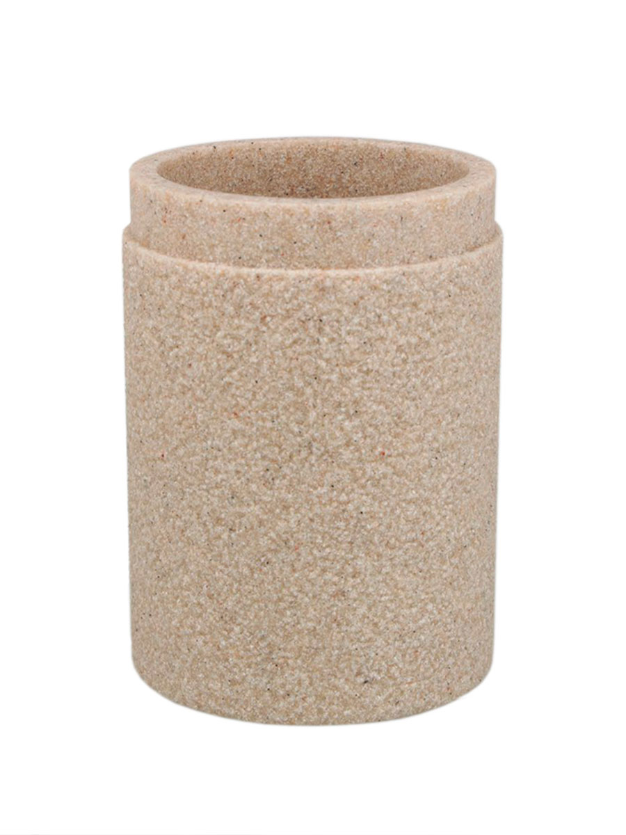 Стакан для зубных щеток Zenfort коллекция "Дюна", полирезина