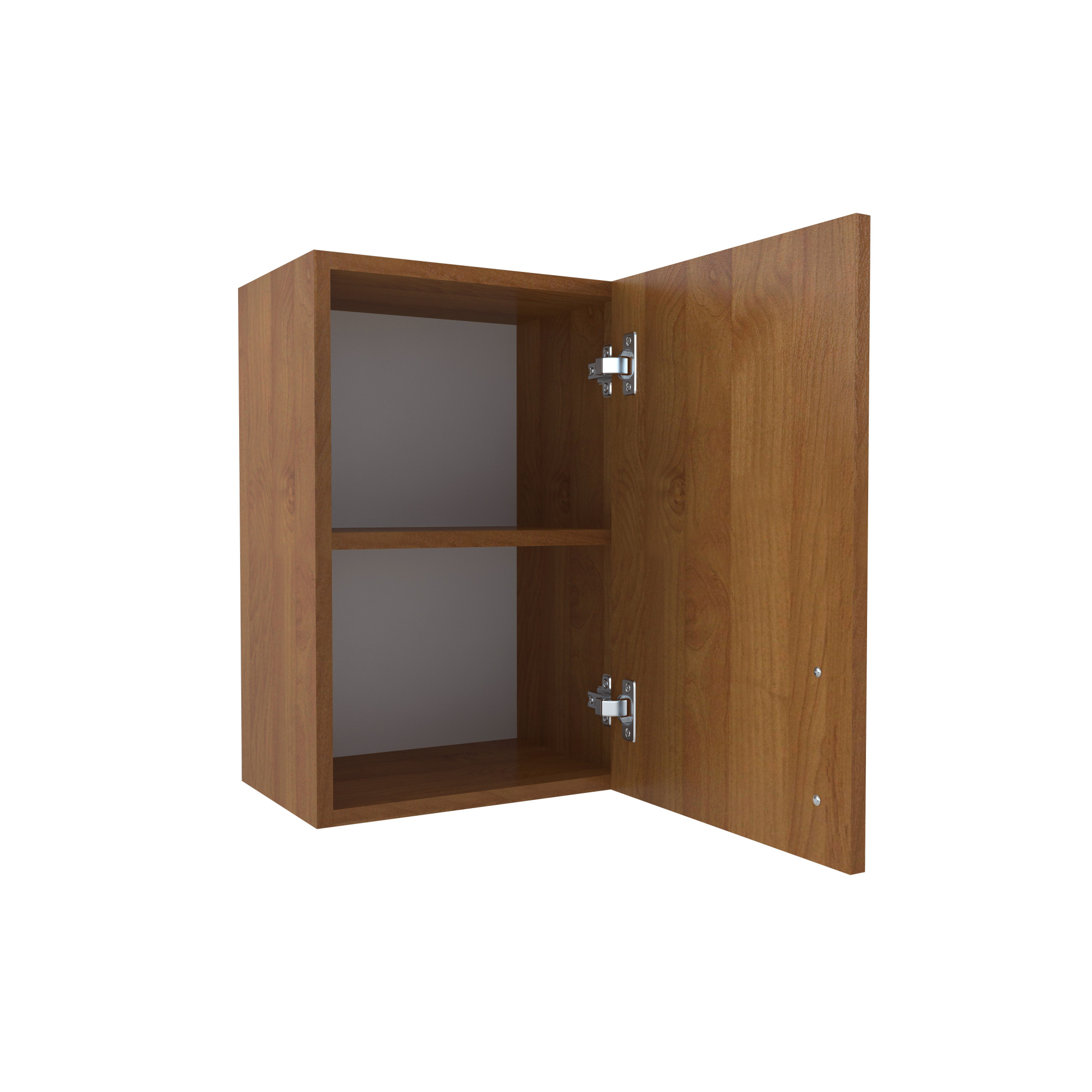 400 Шкаф навесной для посуды с полкой - ольха