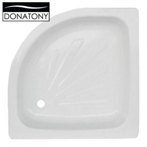 Поддон "Donatony" 800*800*160 стальной полукруглый белый