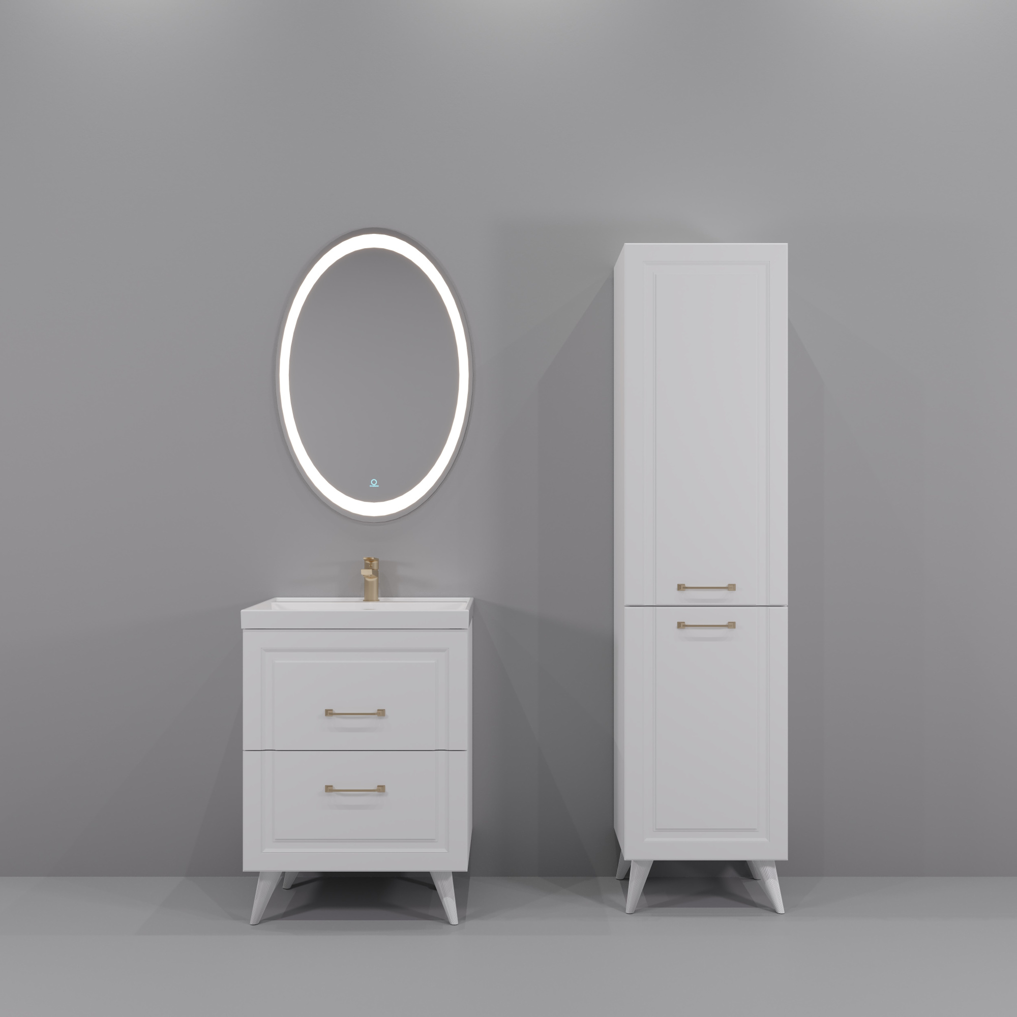 75 Тумба Орлеан 75 (ум. Эстель 75), (универсальная, цвет белый)