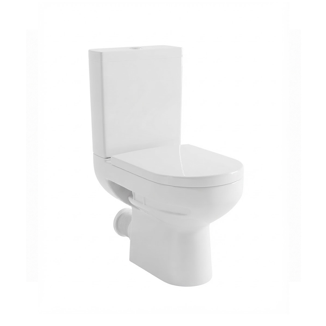 Унитаз-компакт "W 103" GESSO  гор.выпуск,  2 уров. арматура, сид. дюропласт,soft-close микролифт