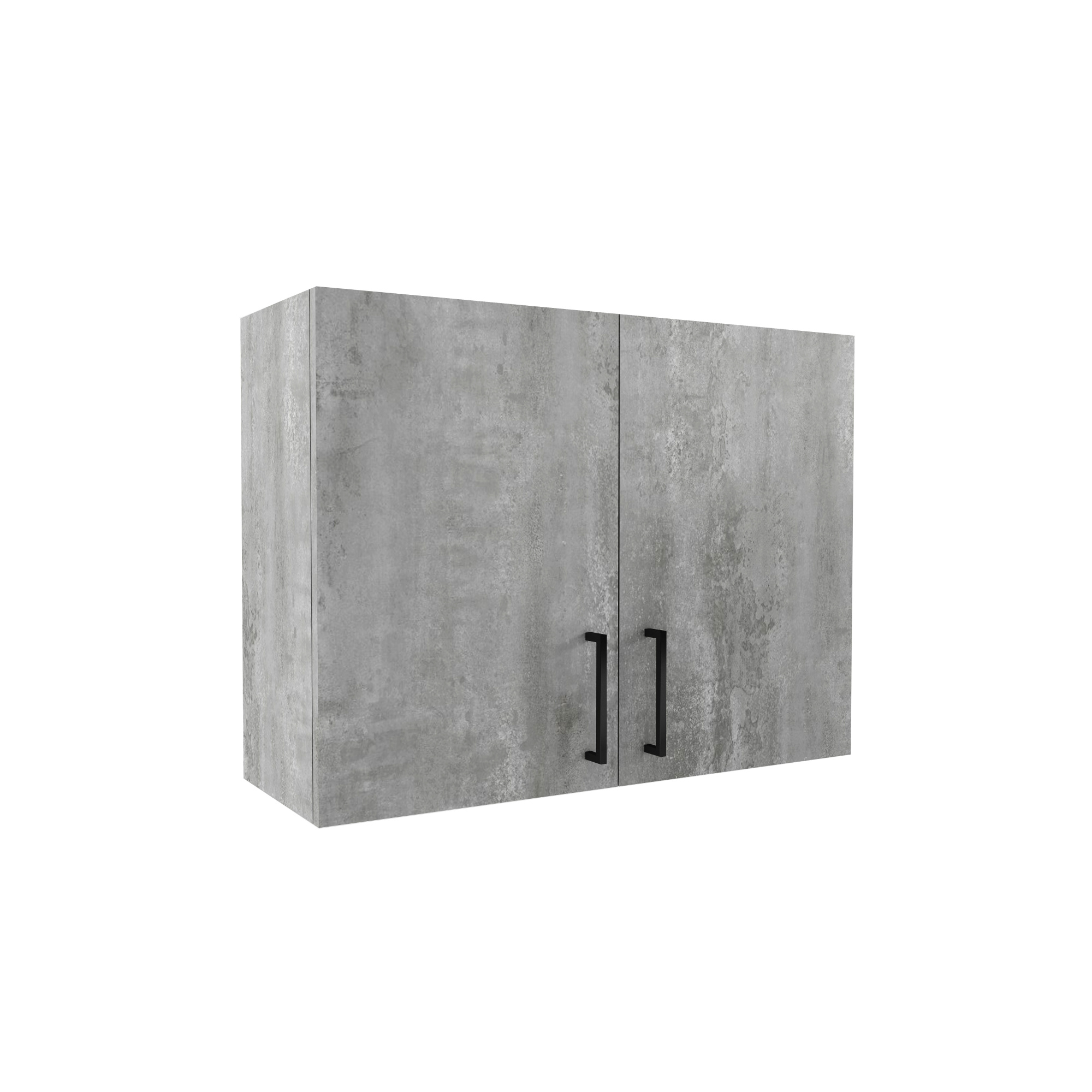 800 Шкаф навесной для посуды с полкой - Цемент светлый