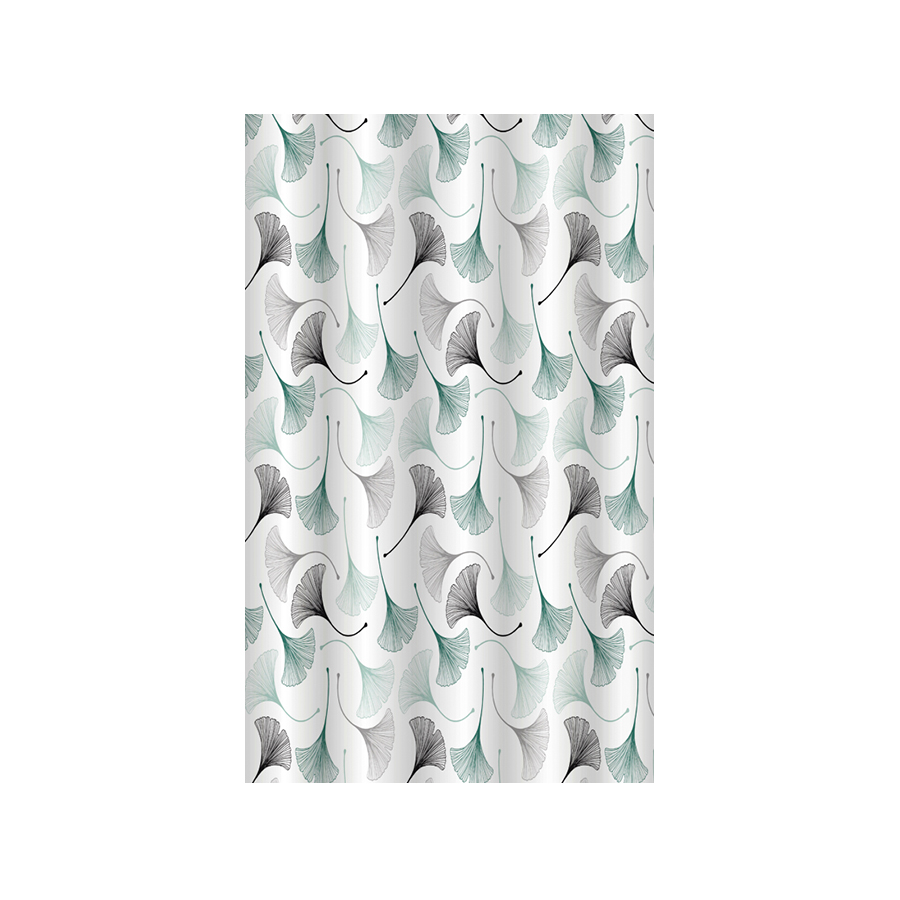 Т Штора для ванной Delphinium "Севиль" полиэстер 180х180см, 12 колец, мультиколор