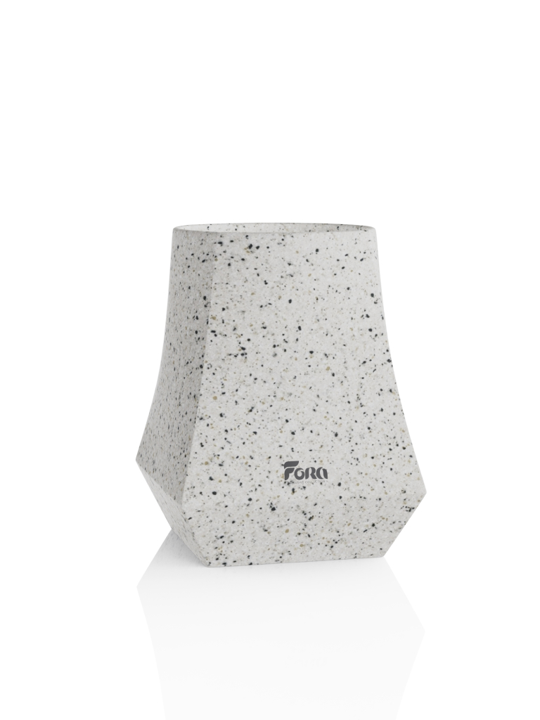 Стакан для зубных щеток настольный, VOLCANO, полирезин