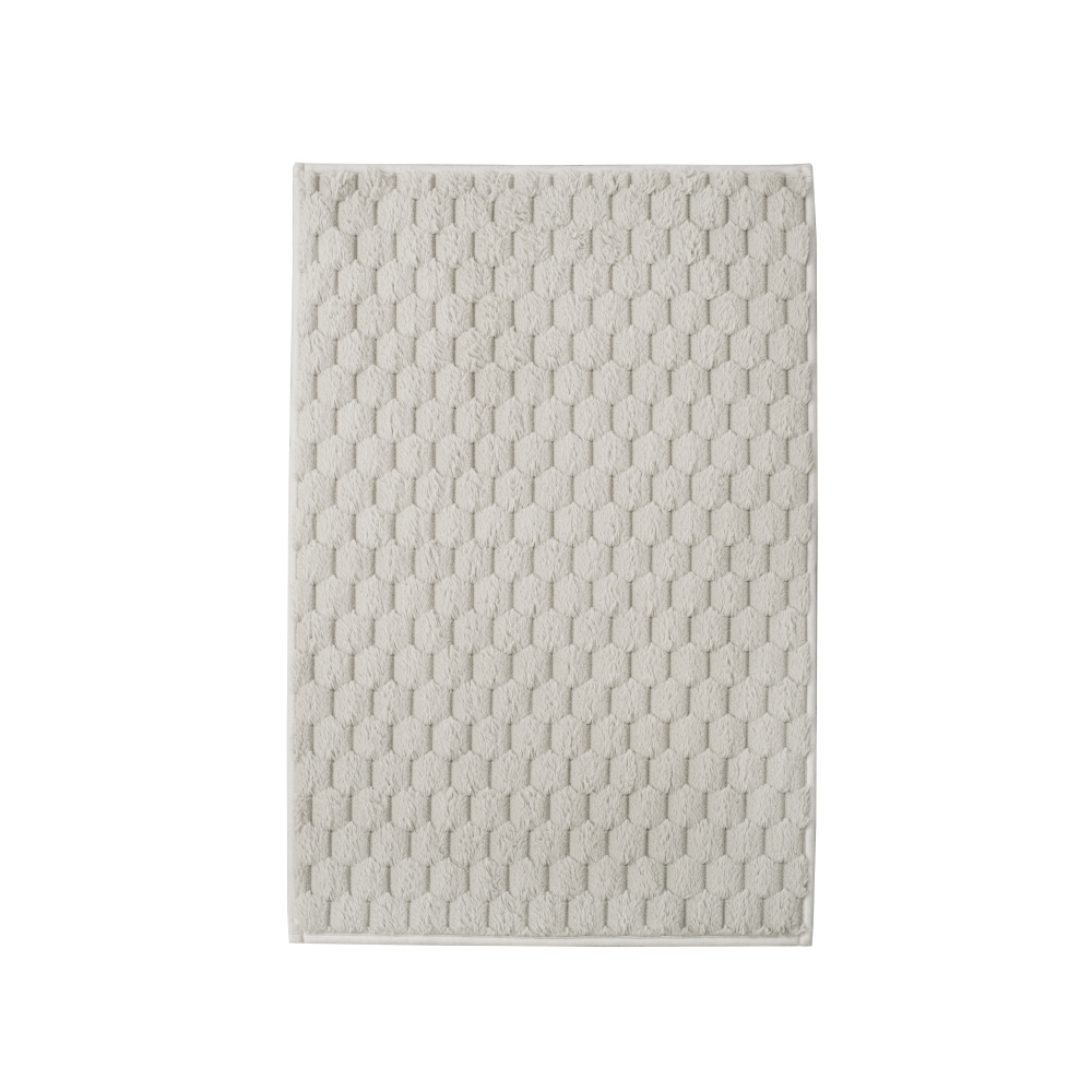 Коврик для ванной комнаты,  50*80 см, HONEY жемчужно-серый