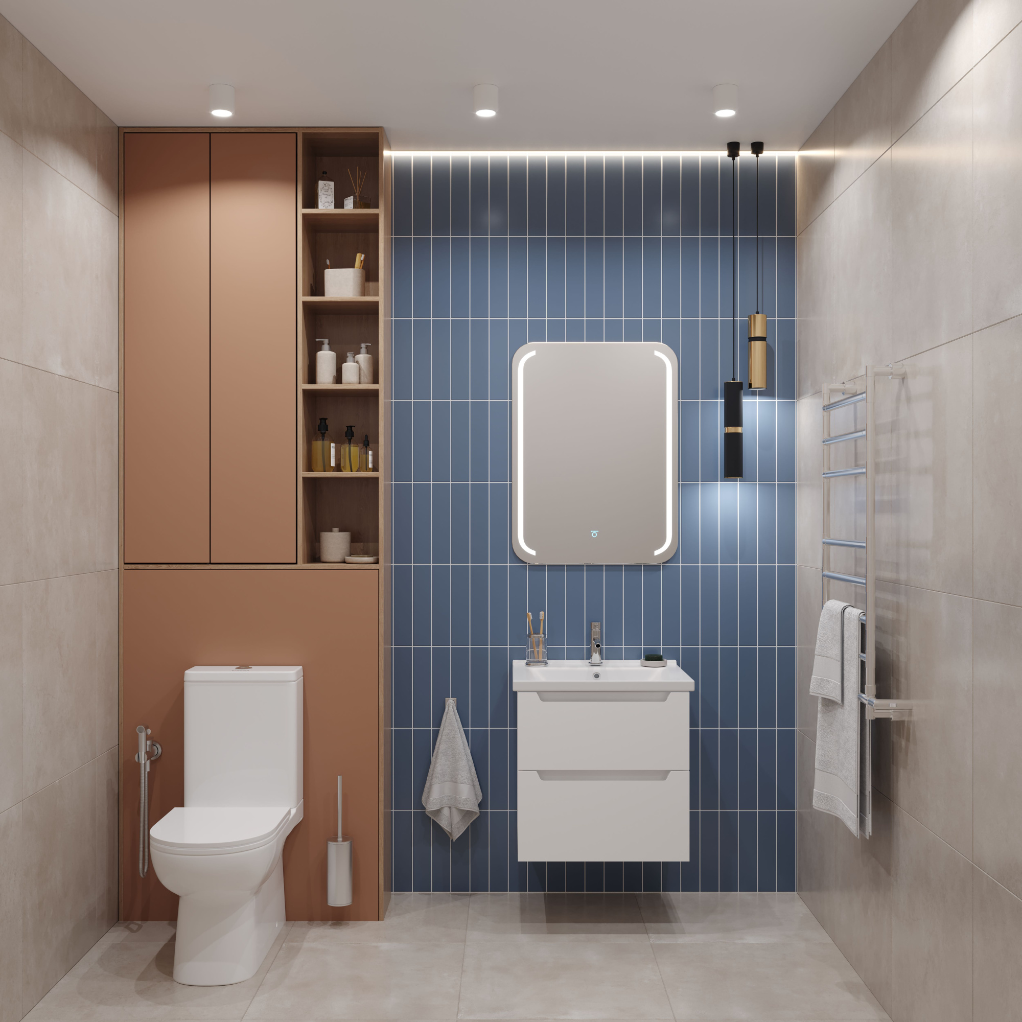 60 Подвесная тумба "Paola 60" №2 (Como 60, ум. Миранда 60, Line 600)