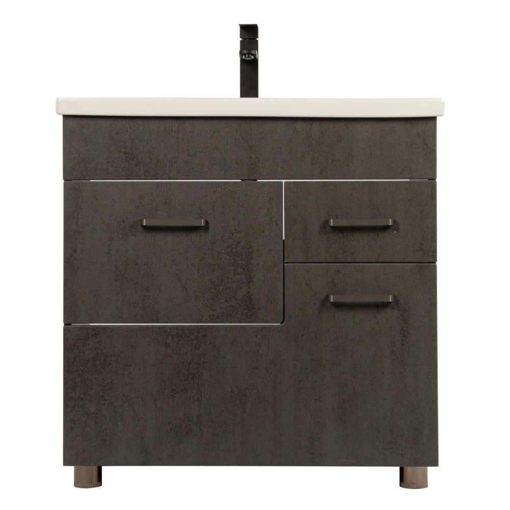 80 Тумба "Catherine 80"  (ум. Фостер 800П/800/COMO 80) серый камень